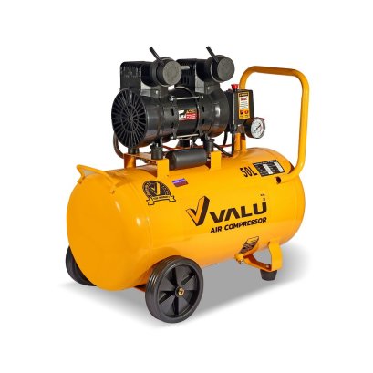 VALU ปั๊มลมออยล์ฟรี (OIL FREE) รุ่น E1560W01-50L 1560W 1เฟส (แวลู)