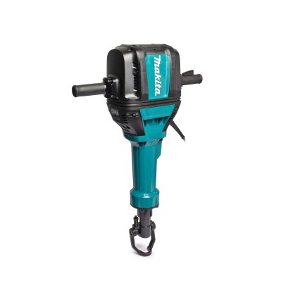 MAKITA เครื่องสกัดคอนกรีตไฟฟ้า 71.4 จูล ขนาด 28.6 มม. (1-1/8 นิ้ว) กำลังไฟ 2,000 วัตต์ รุ่น HM-1802 อัตราการกระแทก 870 ครั้ง/นาที มีระบบเบรคไฟฟ้า (มากีต้า)