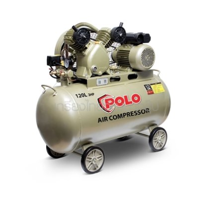 ปั๊มลมสายพาน POLO รุ่น SGJ-2051A-120 ขนาด 120 ลิตร