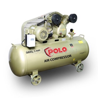 ปั๊มลมสายพาน (POLO) รุ่น SGJ-2090-300 ขนาด 300 ลิตร