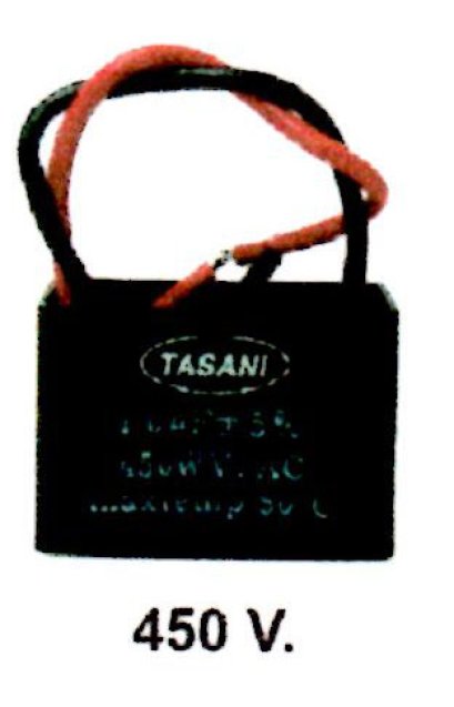 คอนเดนเซอร์สี่เหลี่ยมมีสาย A 450V