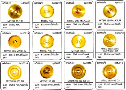 ใบพัดทองเหลือง MITSUBISHI