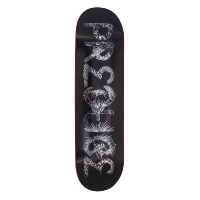 แผ่นสเก็ตบอร์ด Preduce Team TRK Flower Logo Black/Silver Foll Skateboard Deck 8 x 31.5