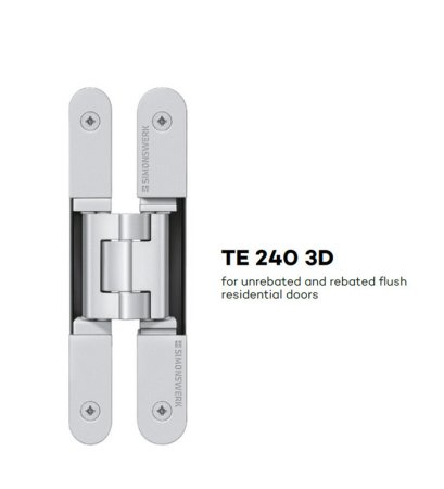 Concealed Hinge TECTUS TE240 3D by SIMONSWERK