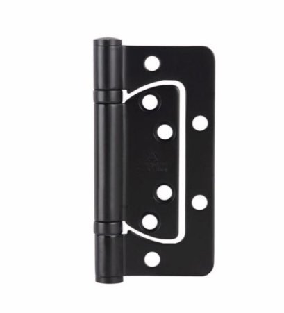 FLUSH HINGES Matt Black 4"x3"x2mm