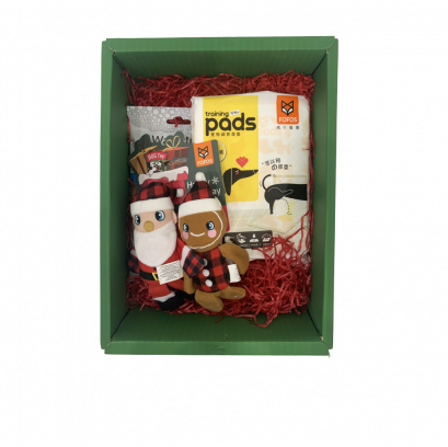 Santa & Gingerbread Dog Set-Dog Toy Gift Box 2101