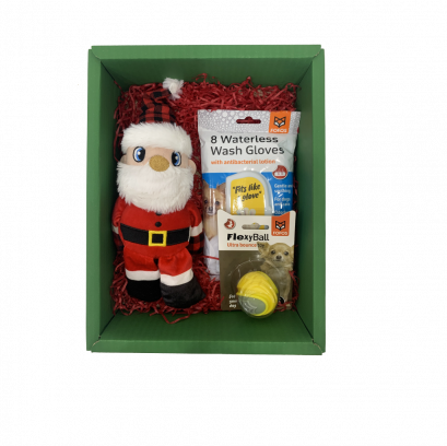 Santa Dog Set - Dog Toy Gift Box 2101