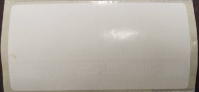 UHF Label 9640 -2x4 inch