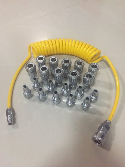 สายลมสปริงพร้อมขอต่อสวมเร็ว