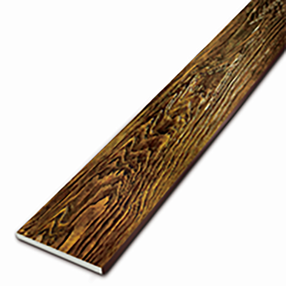 ไม้ฝา เฌอร่า รุ่นขอบตรง ชายน์ไลท์ ผิวลายสัก สีสักน้ำตาล 0.8x15x300 ซม.(6 นิ้ว)