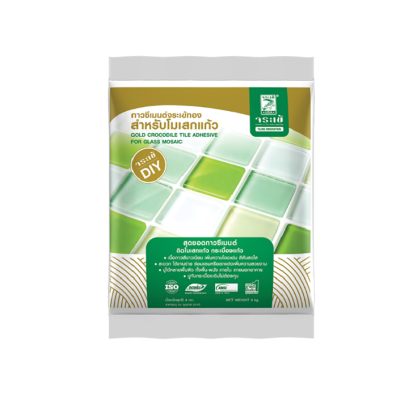 กาวซีเมนต์ จระเข้ทอง (สำหรับโมเสกแก้ว)