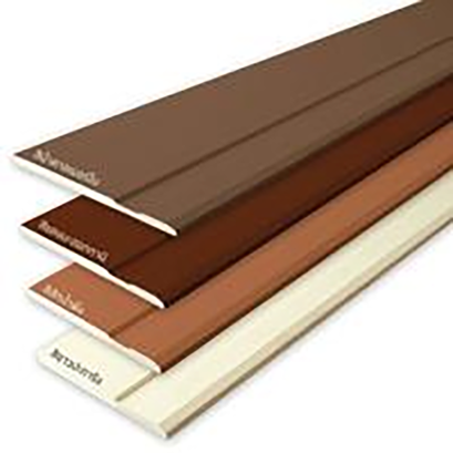 ไม้เชิงชาย เฌอร่า รุ่นขอบบัว ผิวเรียบ สีธรรมชาติ 1.6x20x400 ซม.