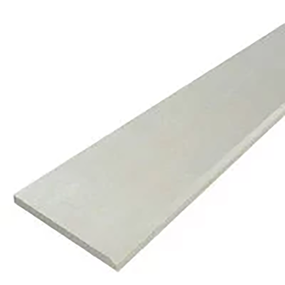 ไม้เชิงชาย เฌอร่า รุ่นลบขอบ ผิวเรียบ สีขาวปะการัง 1.6x20x400 ซม.