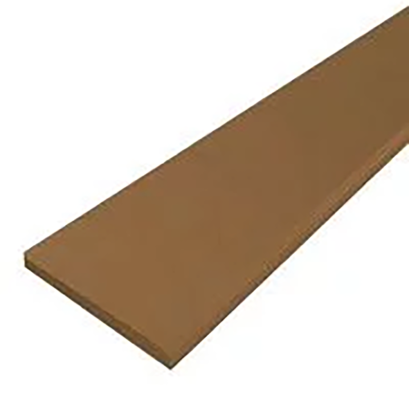 ไม้เชิงชาย เฌอร่า รุ่นลบขอบ ผิวเรียบ สีสักน้ำผึ้ง 1.6x20x400 ซม.