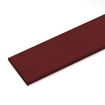 ไม้เชิงชาย เฌอร่า รุ่นลบขอบ ผิวเรียบ สีแดงมะฮอกกานี 1.6x20x400 ซม.