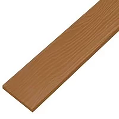 ไม้ฝา เฌอร่า รุ่นขอบตรง ผิวลายสัก สีสักน้ำผึ้ง 0.8x15x400 ซม.(6 นิ้ว)