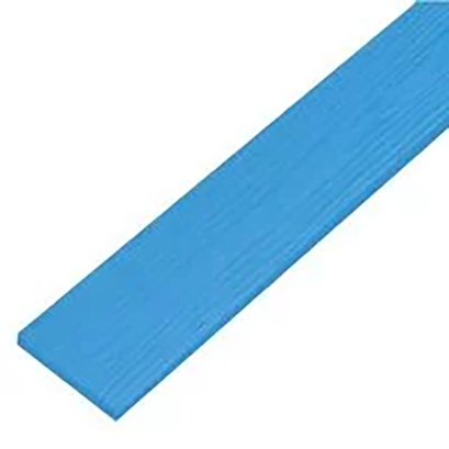 ไม้ฝา เฌอร่า รุ่นขอบตรง ผิวลายสัก สีฟ้าดุสิตา 0.8x20x400 ซม.(8 นิ้ว)