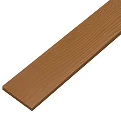 ไม้ฝา เฌอร่า รุ่นขอบตรง ผิวลายสัก สีน้ำตาลไม้แดง 0.8x20x300 ซม.(8 นิ้ว)