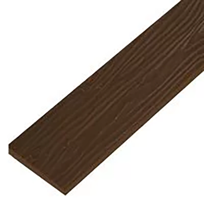 ไม้ฝา เฌอร่า รุ่นขอบตรง ผิวลายสัก สีน้ำตาลเมอร์โบ 0.8x15x400 ซม.(6 นิ้ว)