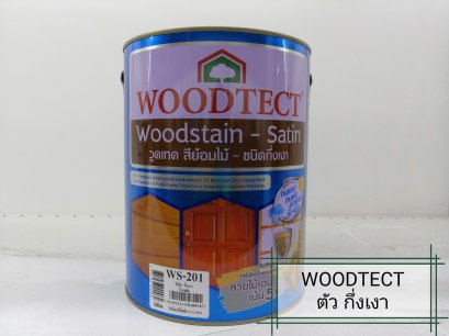 WOODTECT สีย้อมไม้ชนิดกึ่งเงา WS207