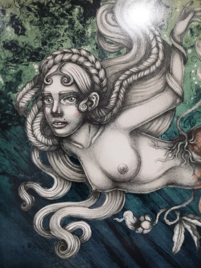 นางเงือกและดอกไม้แห่งความหลงไหล