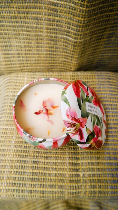 เทียนหอม กลิ่นชาขาว