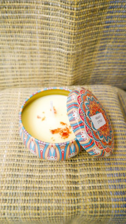 เทียนหอม กลิ่นมะนาว