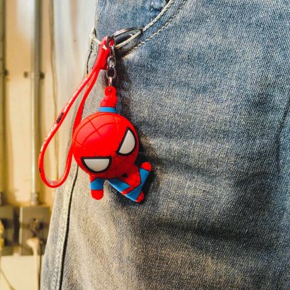 Spider -Man 3D PVC keychain