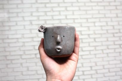 Clay coffee cup