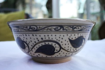 Ceramic Bowl 6&quot; - Wiang Galong (Stick)