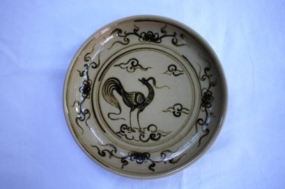 Ceramic Plate 6&quot; - Wiang Galong (Fairy Swan)