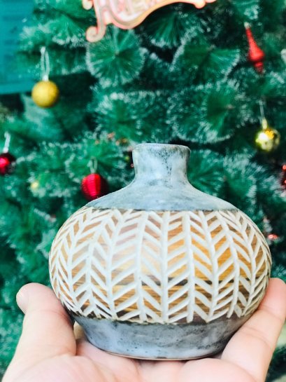 Gourd vase, fish pattern