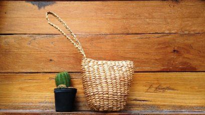 กระเป๋าผักตบชวา (เล็ก)