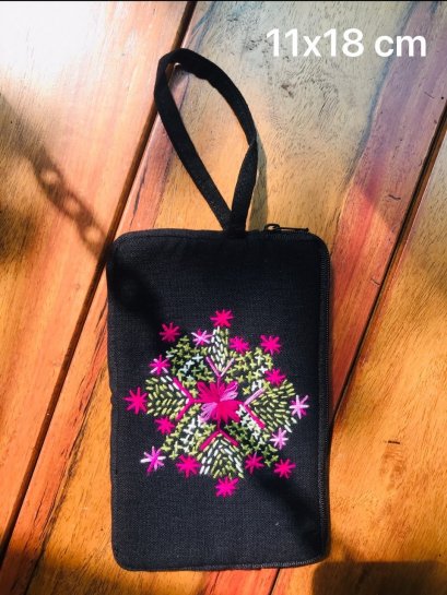 Hand Bag Starburst embroidery
