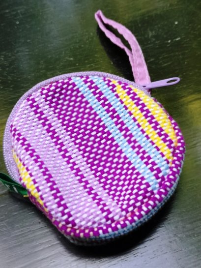 Round coins bag