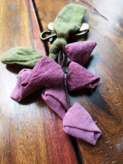 Cotton Key Chain - Tulips Flowers