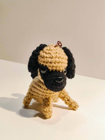 Pug Dog keychain