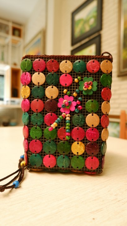 Coconut shell side bag - Multi Colors