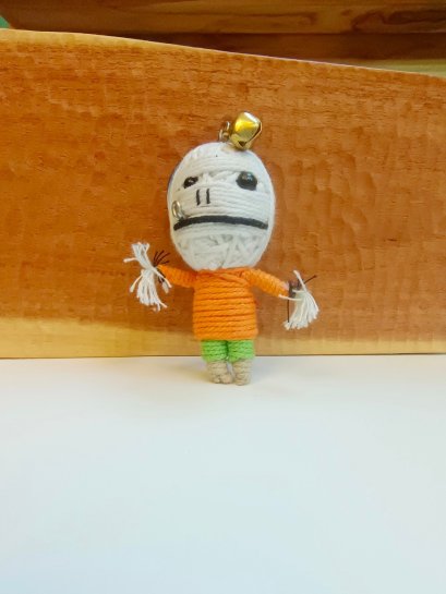 Braided Rope Keychain- Scarecrow