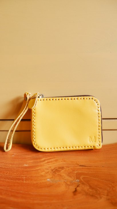 Leather wallet-Yellow