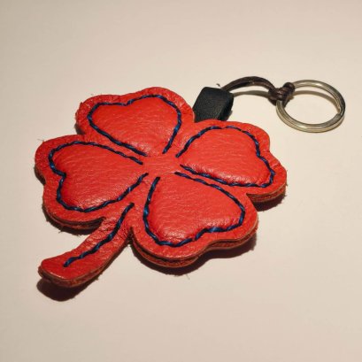 Red Clover Keychain