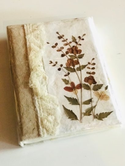 Photo book from mulberry papers