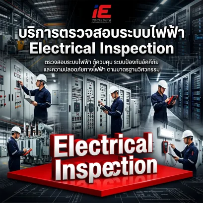 บริการตรวจสอบระบบไฟฟ้า (Electrical Inspection)