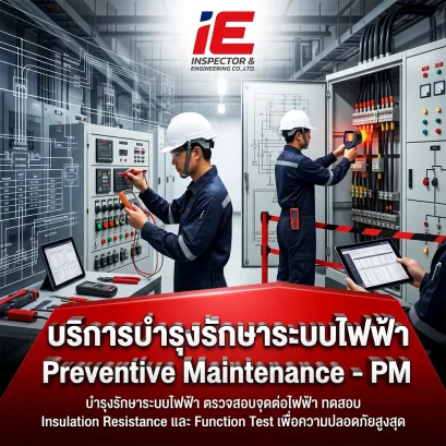 บริการบำรุงรักษาระบบไฟฟ้า (Preventive Maintenance - PM)