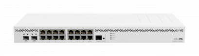 CCR2004-16G-2S+ : CCR2004 series, 16xGigabit Ethernet ports, 2x10G SFP+, 4GB of DDR4 RAM, 128MB of NAND storage