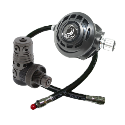 Regulator Zeepro 1st Stage Extra Piston Swivel Turret + 2nd Stage XTX - Black