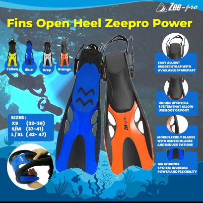 Fin Open Heel Zeepro Power