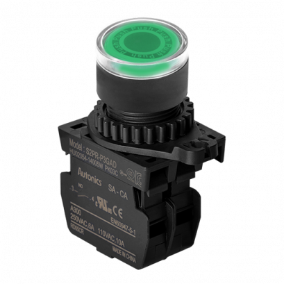 Control Switches dia 22mm S2PR-P3GAL(GREEN NO)