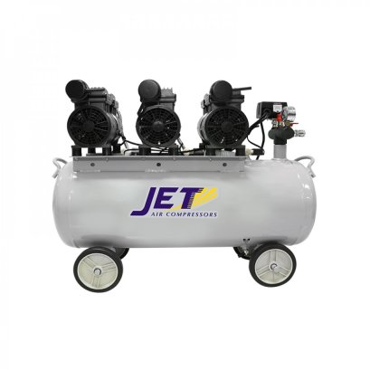 ปั๊มลมชนิด เงียบ แบบไร้น้ำมัน JET JOS-370 ขนาด 70 ลิตร