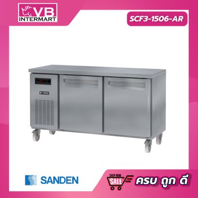 ตู้แช่แข็งเคาท์เตอร์สเตนเลส ความลึก 60 ซม. เกรด304 11.5 คิว [SCF3-1506-AR]